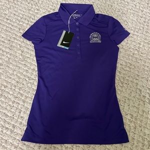 NWT purple Nike golf shirt